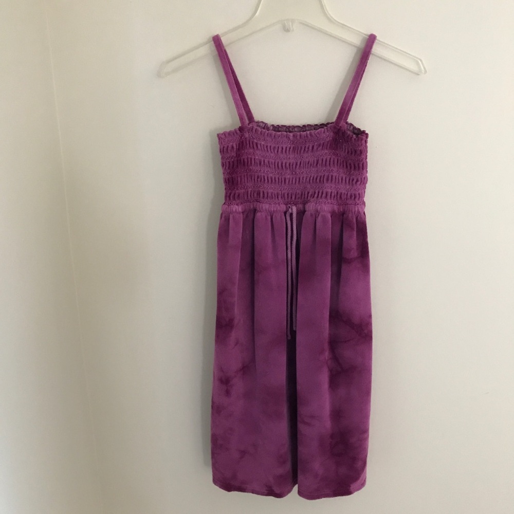 Juicy Couture Smocked Sundress Tie Dye in Shades of Purple Size 14